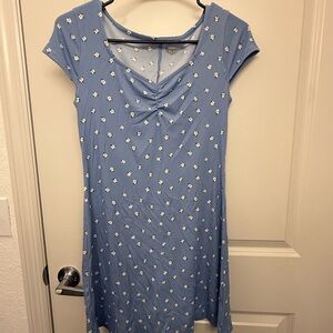 Charming Charlie Light Blue Floral Dress